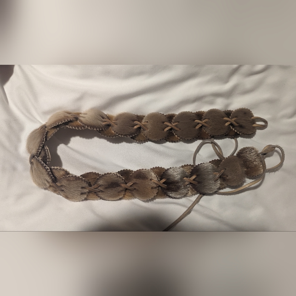 Vintage seal fur belt great condition